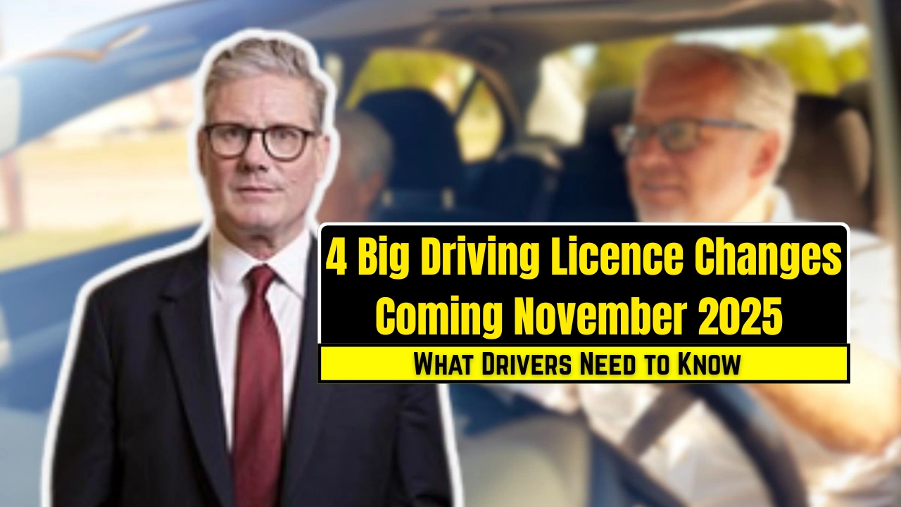 4 Big Driving Licence Changes Coming November 2025